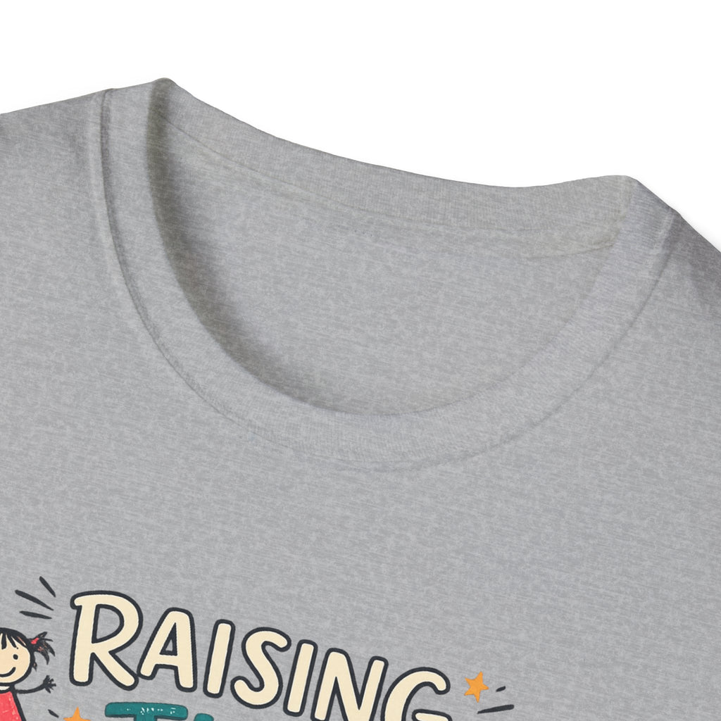 Raising Tiny Humans T-Shirt – Cute Parenthood Graphic Tee for Parents & Caregivers