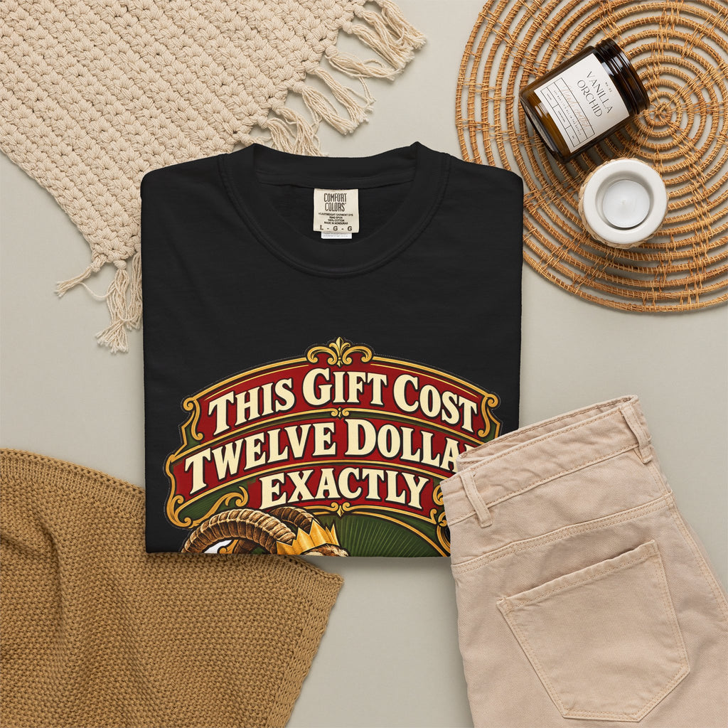 White Elephant Gift This Gift Cost Twelve Dollars Exactly Shirt, Funny Gift Exchange Gift, Christmas Gift, Funny Shirt