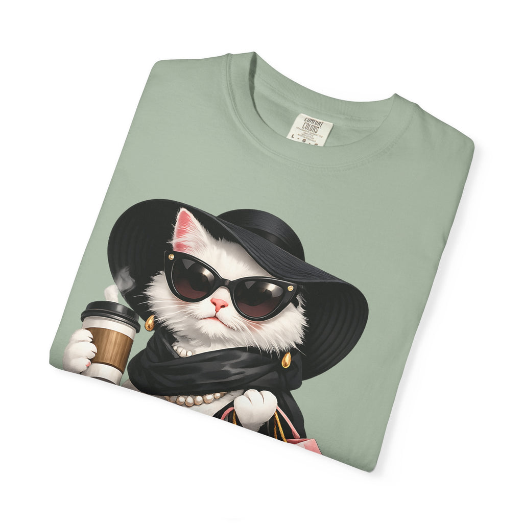 Shopping Queen Shirt, Funny Chic Cat Tee, Shopping Lover Gift