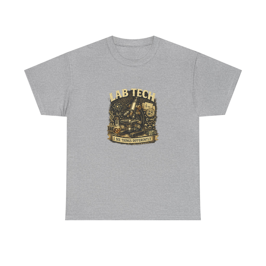Lab Tech T-Shirt — "I Make Things Different" Vintage Science Tee