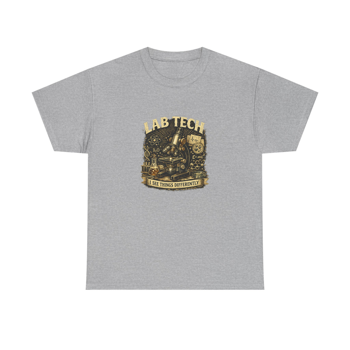 Lab Tech T-Shirt — "I Make Things Different" Vintage Science Tee