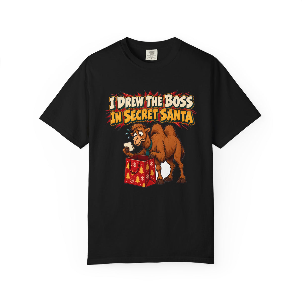 Funny Secret Santa Shirt I Drew The Boss In Secret Santa Shirt, Funny Holiday Gift Shirt, Christmas Gift Idea