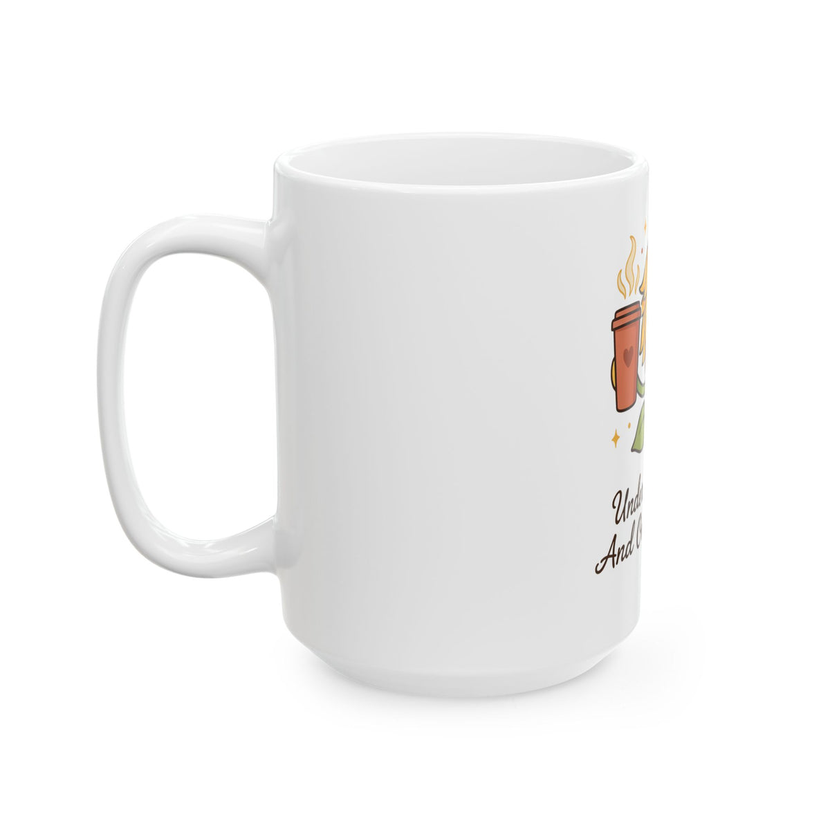Undercaffeinated And Overcommitted Mug, Funny Sarcastic Gift for Coworker, Secret Santa Gift, Coffee Mug 11oz 15oz