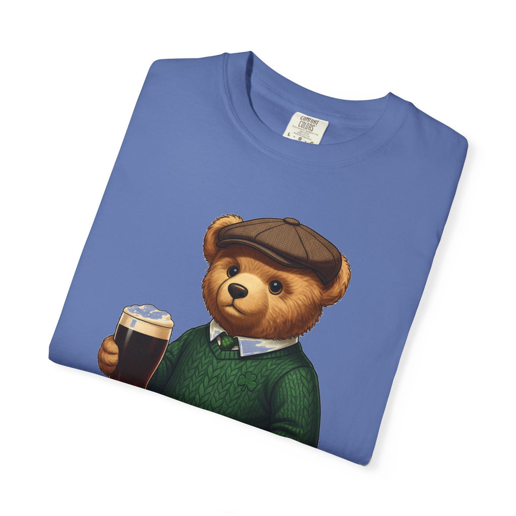 Irish Teddy Bear Pint Shirt, Shamrock Sweater Bear Tee, St Patricks Day Pub Shirt, Irish Gift