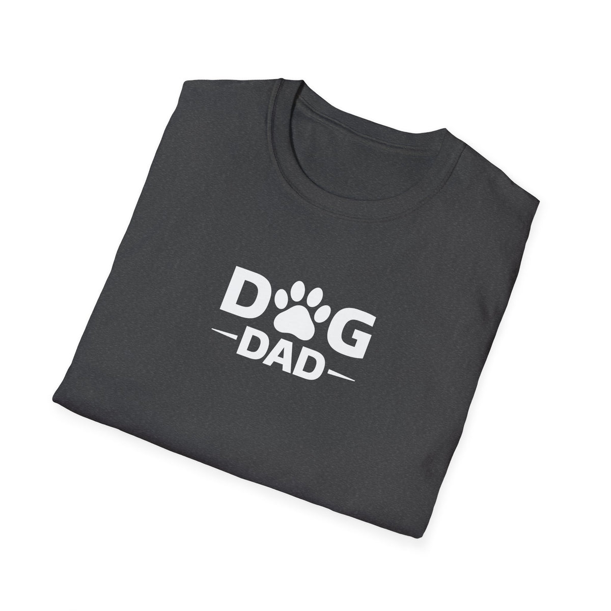 Dog Dad T-Shirt — Paw Print Graphic Tee for Pet Owners