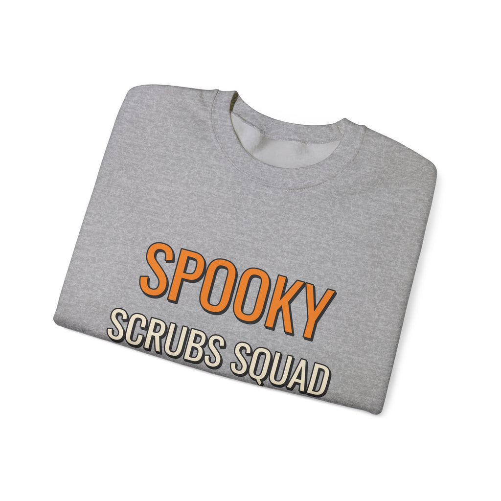 Nurse Halloween Sweatshirt Spooky Scrubs Squad | Funny Nurse Halloween Sweatshirt | Night Shift Crew Gift | Halloween 2026