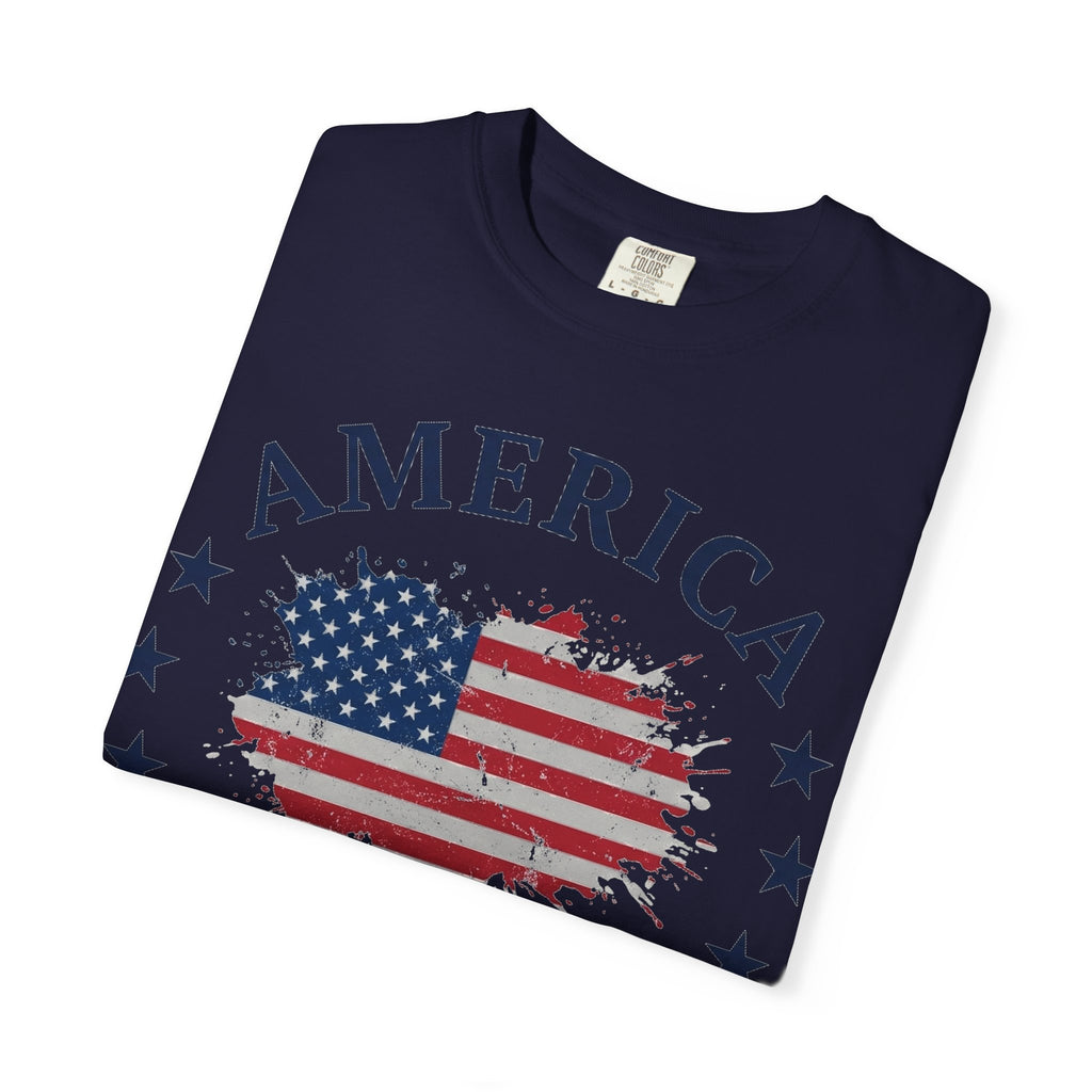 America 1776 2026 Shirt, Distressed Flag Oval Tee, Patriotic 250th Anniversary Shirt, Fourth Of July Gift