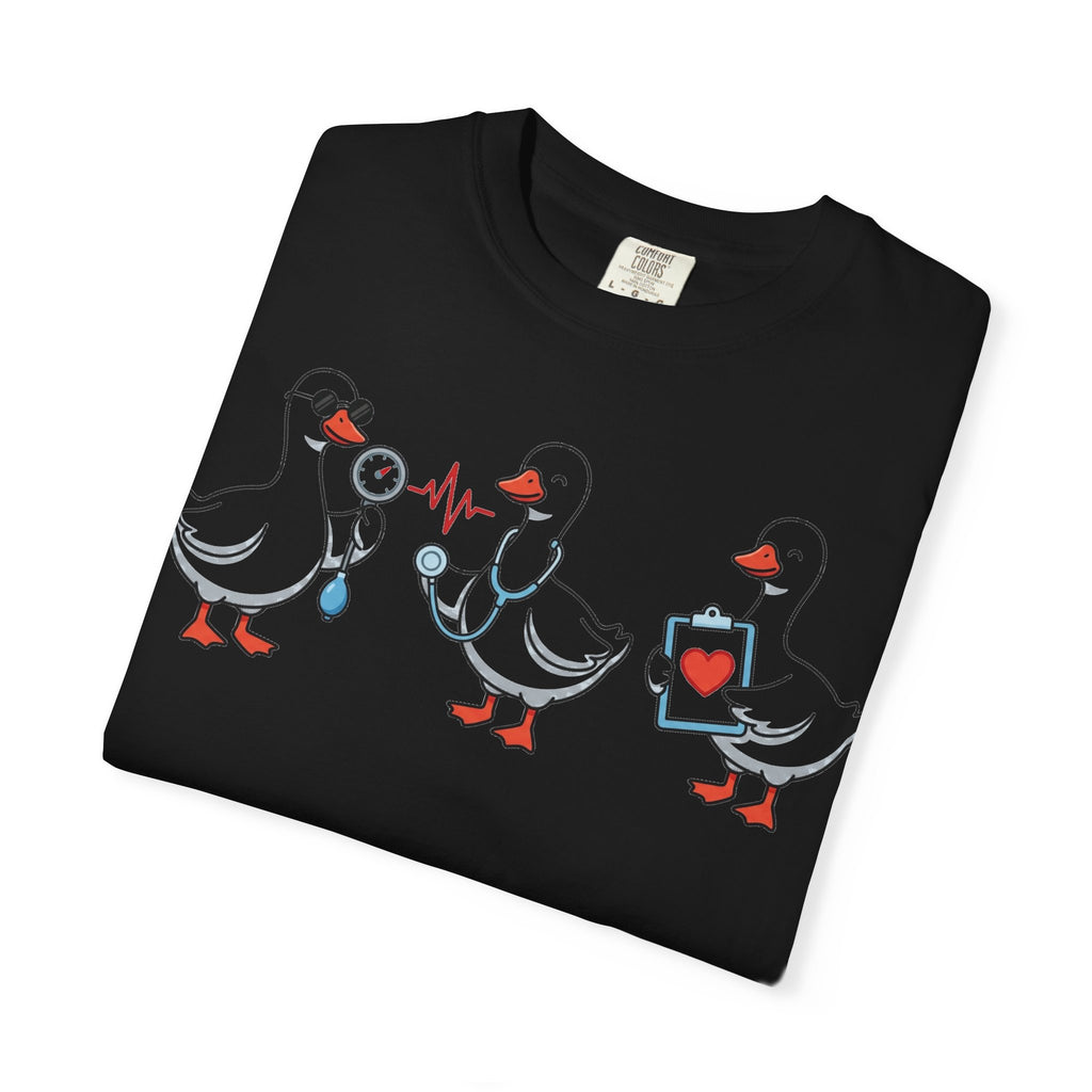 Silly Goose Nurse Squad Shirt, Funny Nurse Geese Tee, Stethoscope Goose Shirt, Nurse Team Gift
