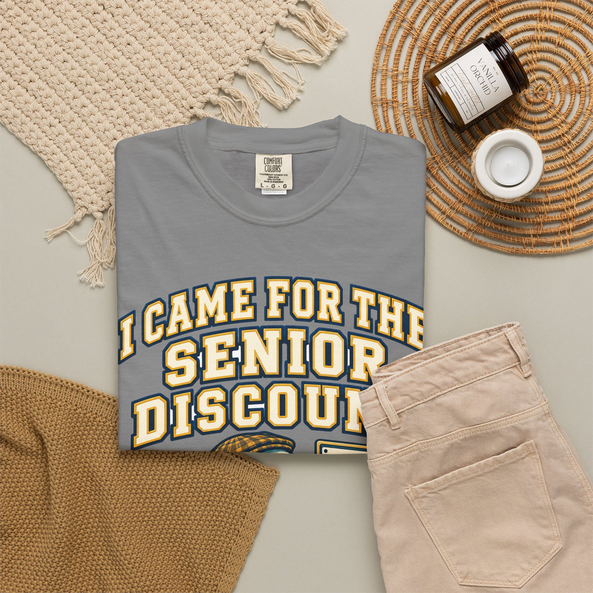 Funny Retirement Shirt I Came For The Senior Discount, Retirement Gift Tee, Comfort Colors Graphic Shirt