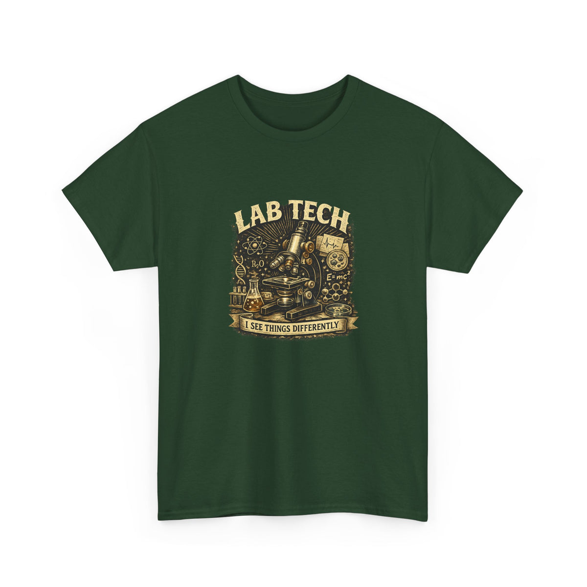 Lab Tech T-Shirt — "I Make Things Different" Vintage Science Tee