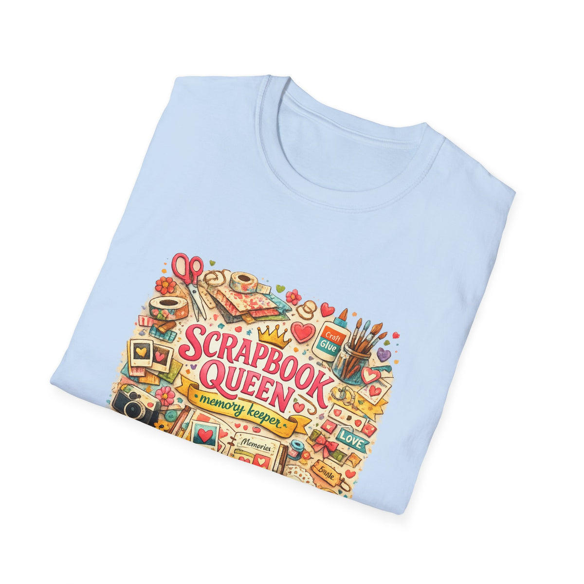Scrapbook Queen T-Shirt — Crafting Lover Graphic Tee