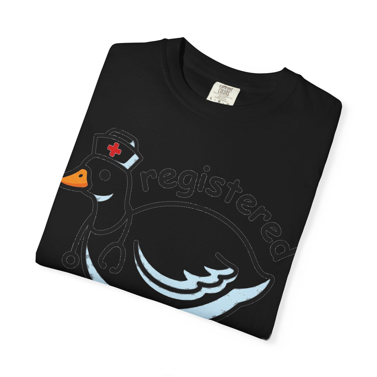 Registered Silly Goose Wide Shirt, Long Neck Nurse Goose Tee, Funny Nurse Shirt, RN Gift