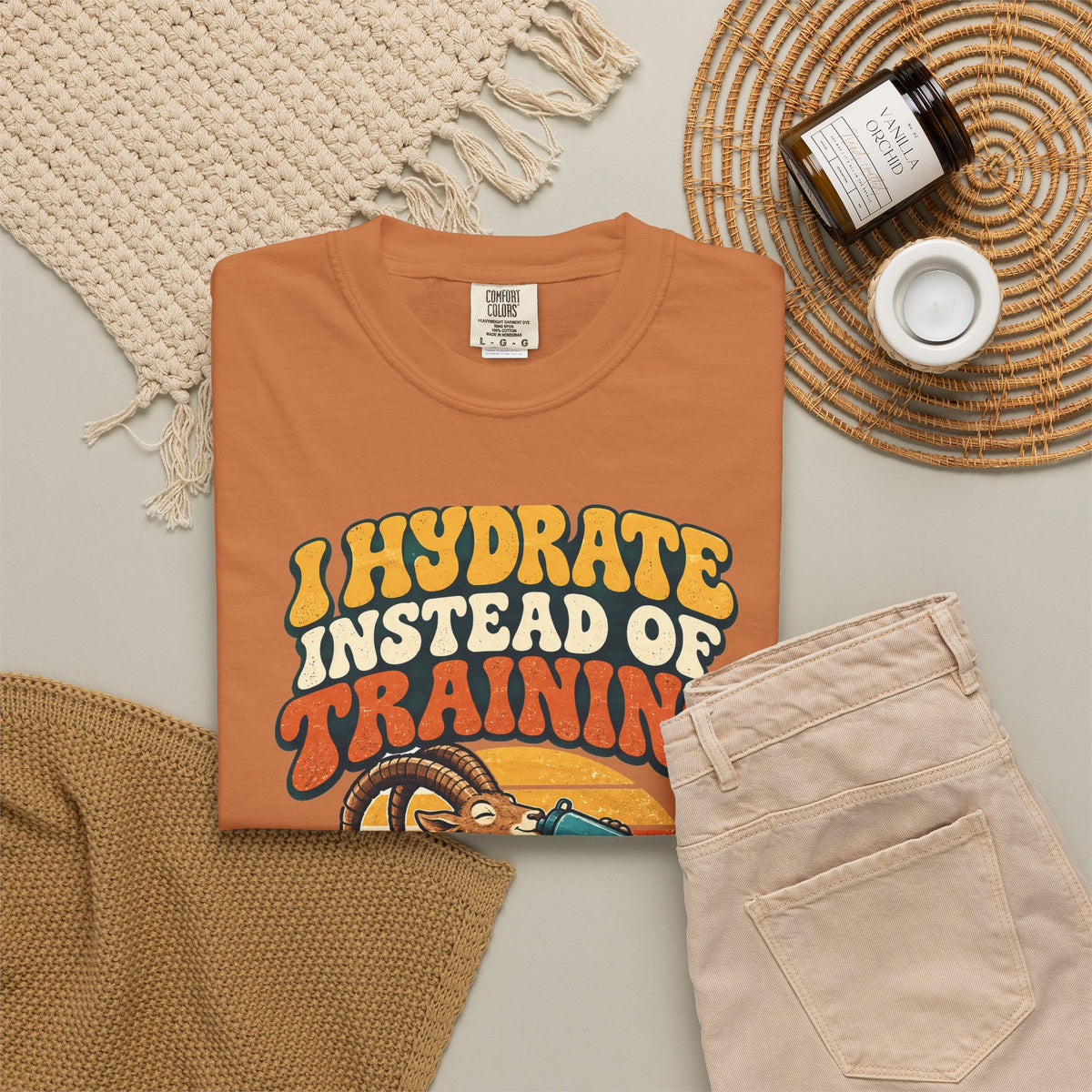 Funny Gym Shirt I Hydrate Instead Of Training Workout Humor Shirt Comfort Colors Fitness Gift Shirt