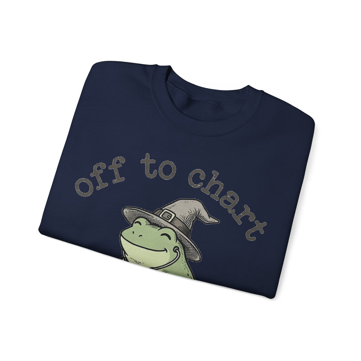 Off To Chart Frog Nurse Sweatshirt, Witch Hat Frog on Scooter Sweatshirt, Funny Halloween Nurse Sweatshirt, Spooky Nursing Student Gift, RN