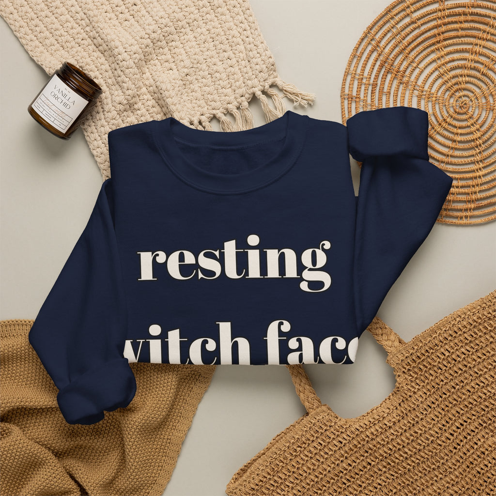 Resting Witch Face Sweatshirt | Funny Halloween Sweatshirt | Spooky Season Sweatshirt | Sarcastic Halloween Gift | Halloween 2026