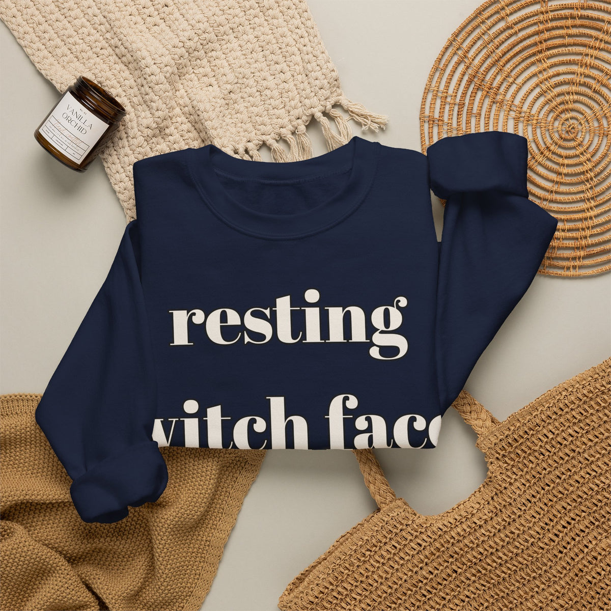 Resting Witch Face Sweatshirt | Funny Halloween Sweatshirt | Spooky Season Sweatshirt | Sarcastic Halloween Gift | Halloween 2026