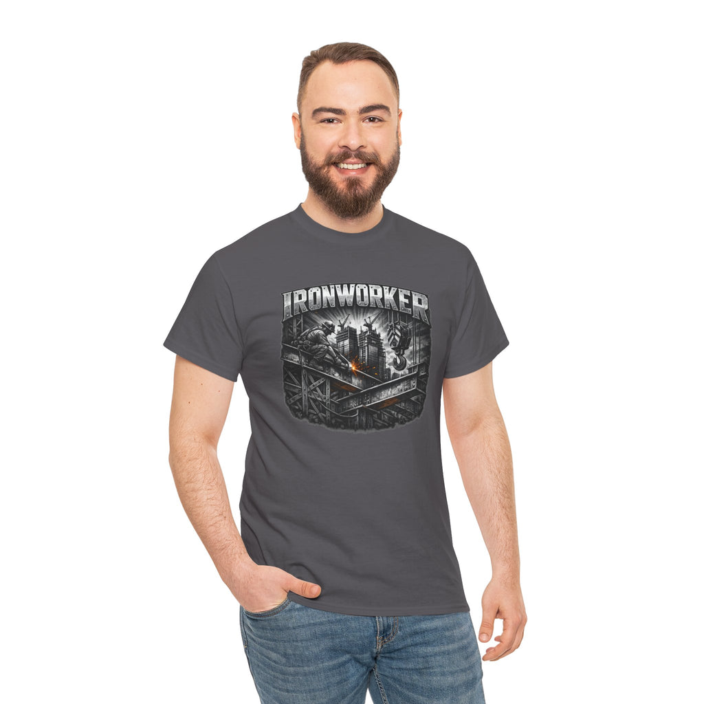 Ironworker Shirt, Steel Worker Graphic Tee, Construction Crew Gift