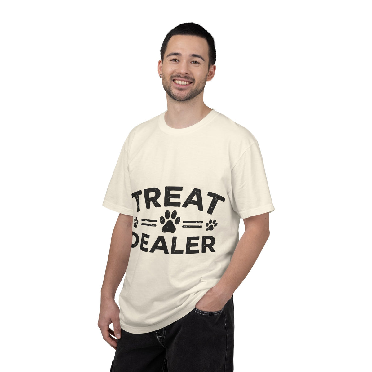Treat Dealer Shirt, Funny Dog Mom Paw Print Tee, Pet Treat Shirt, Dog Lover Gift