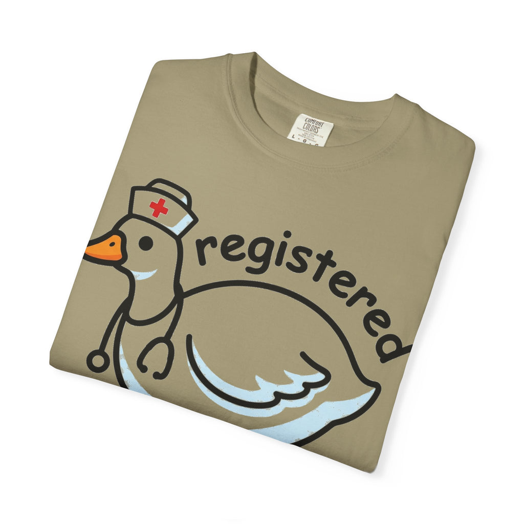 Registered Silly Goose Wide Shirt, Long Neck Nurse Goose Tee, Funny Nurse Shirt, RN Gift