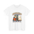 Marshmallow Logistics T-Shirt — Heavy Lifting, Light Cargo