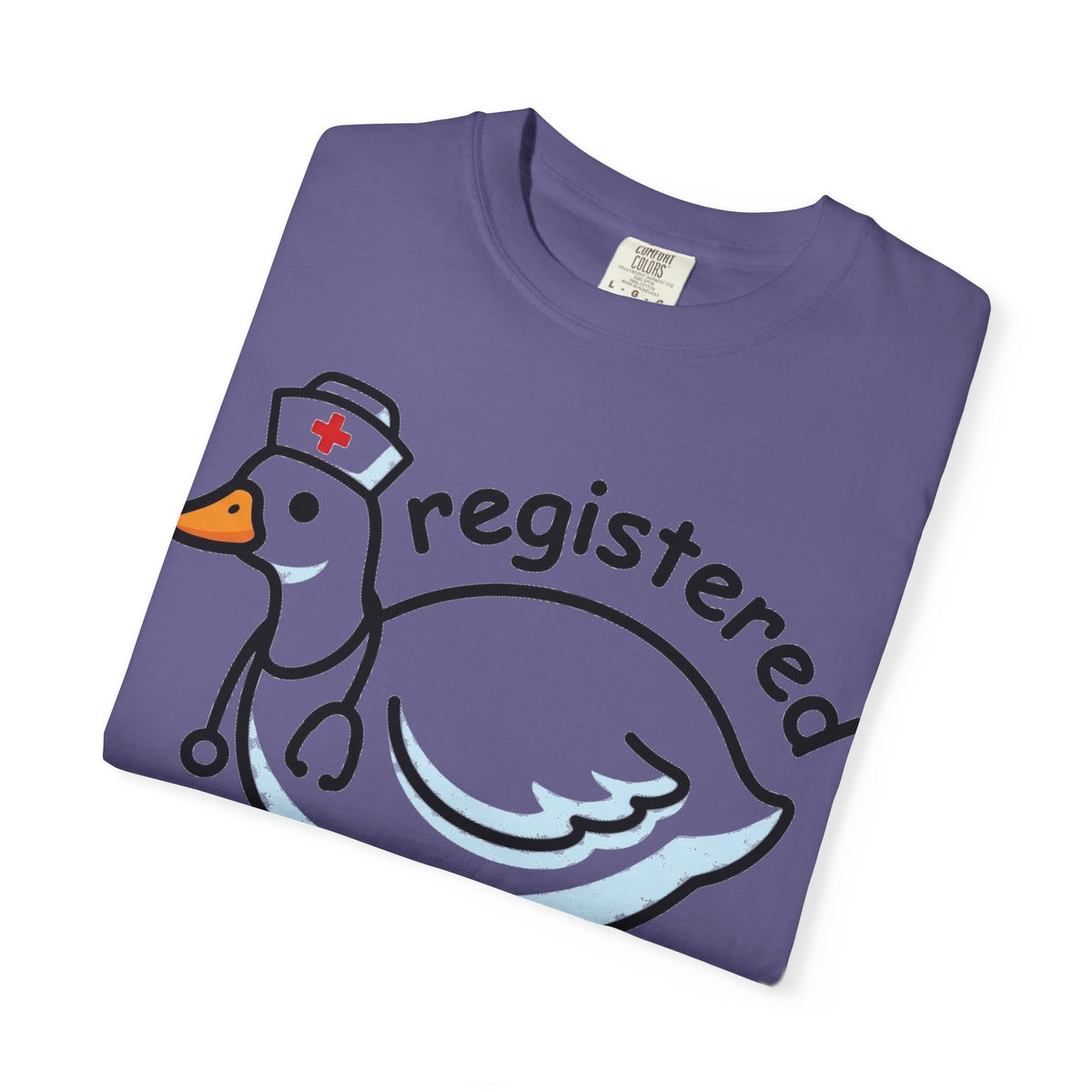 Registered Silly Goose Wide Shirt, Long Neck Nurse Goose Tee, Funny Nurse Shirt, RN Gift