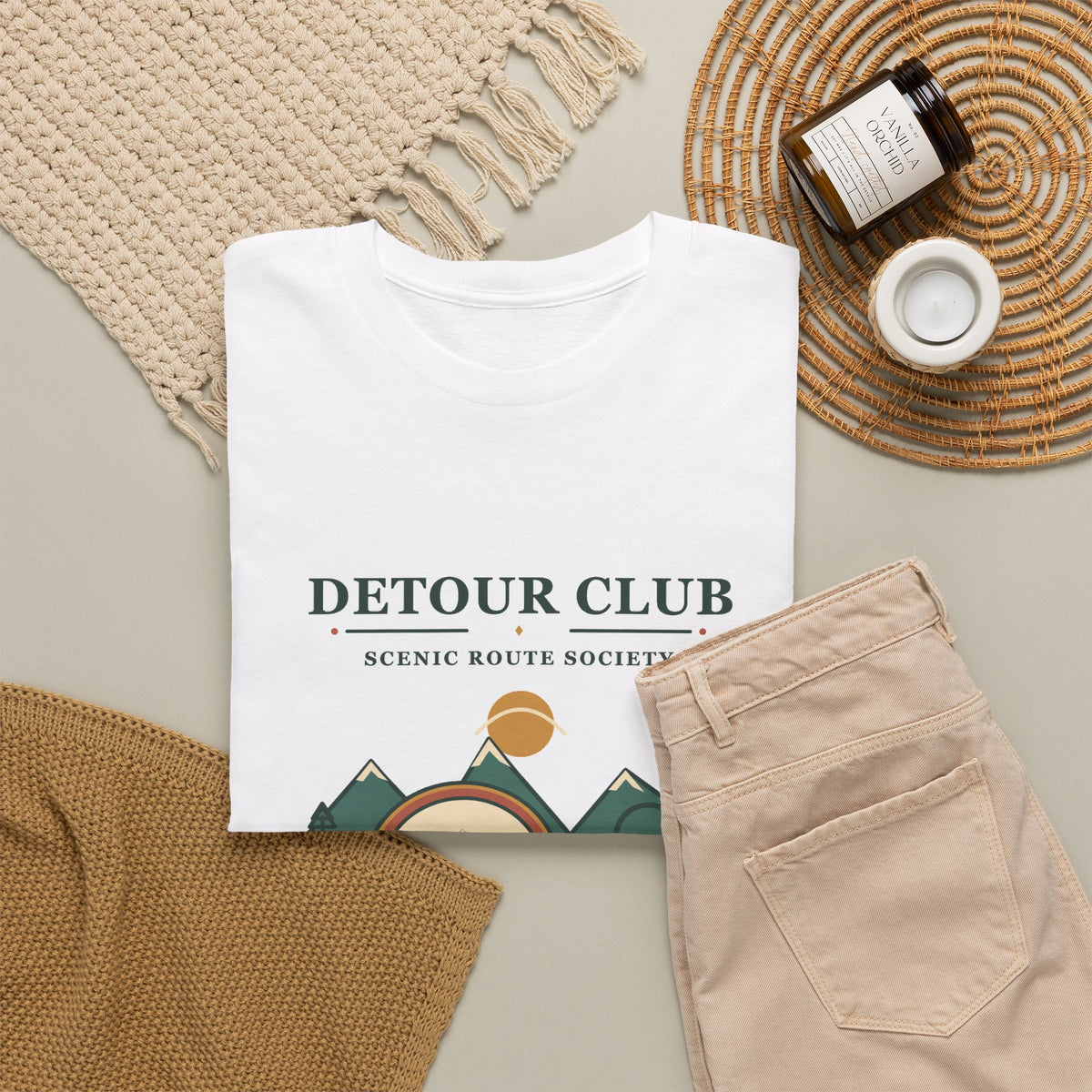 Detour Club Snail Hiker T-Shirt — No Pace, All Place