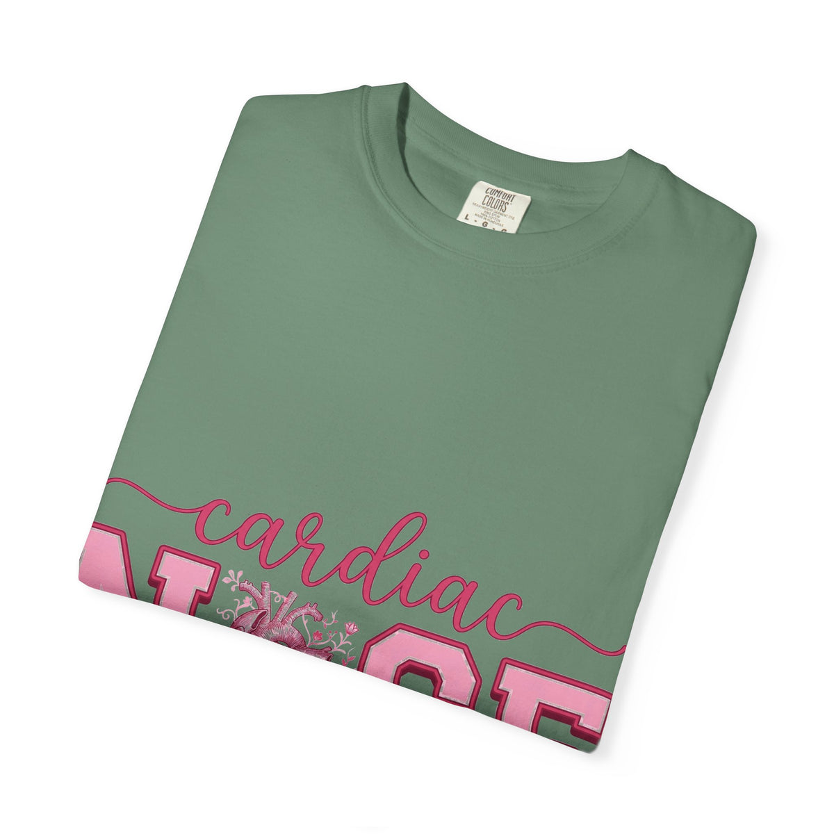 Cardiac Nurse Anatomical Heart Shirt, Pink Varsity Cardiology Tee, Cardiac RN Shirt, Nurse Gift