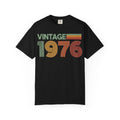 Vintage 1976 Classic Shirt, Seventies Stripe Birthday Tee, Born In 1976 Shirt, 50th Birthday Gift