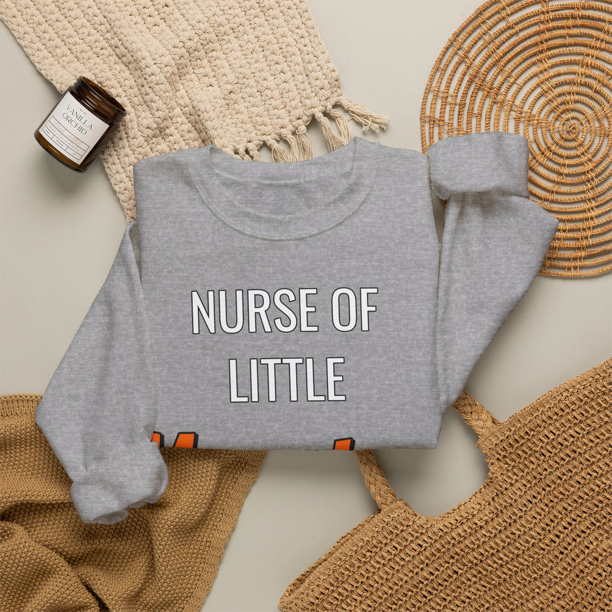 Nurse Of Little Monsters Sweatshirt | Nurse Halloween Sweatshirt | Spooky Nurse Sweatshirt | Healthcare Worker Gift | Halloween 2026