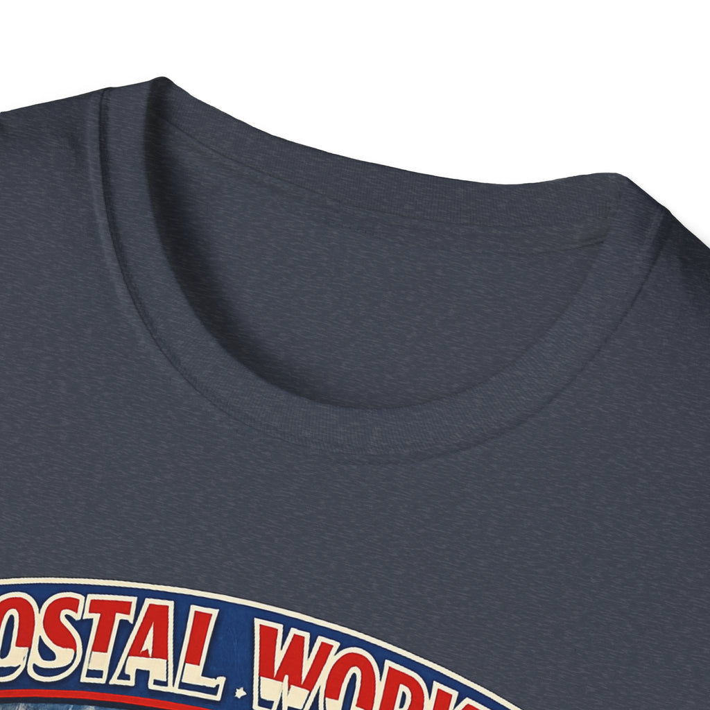 Postal Worker T-Shirt — "Neither Rain Nor Snow" Mail Carrier Vintage Winter Design