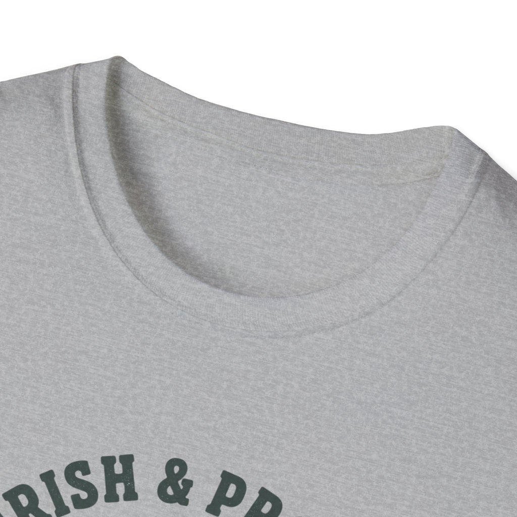 Irish & Proud Shamrock T-Shirt — Celtic Crest St. Patrick’s Day Tee