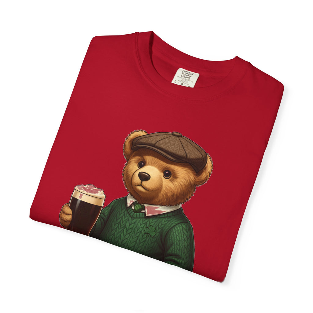 Irish Teddy Bear Pint Shirt, Shamrock Sweater Bear Tee, St Patricks Day Pub Shirt, Irish Gift
