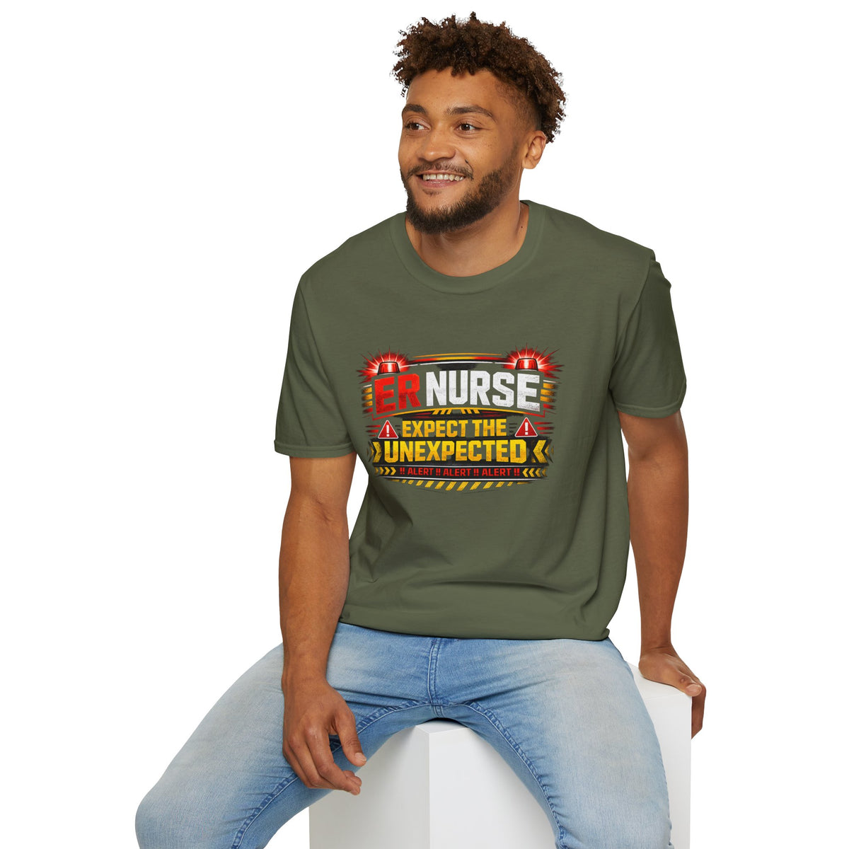ER Nurse T-Shirt – "Expect the Unexpected" Emergency Room Tee