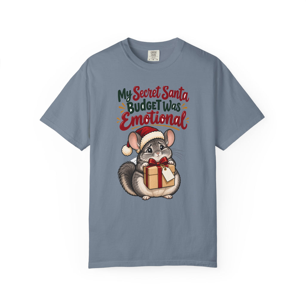 Funny Secret Santa Gift My Secret Santa Budget Was Emotional Shirt, Office Party Shirt, Coworker Christmas Gift Idea