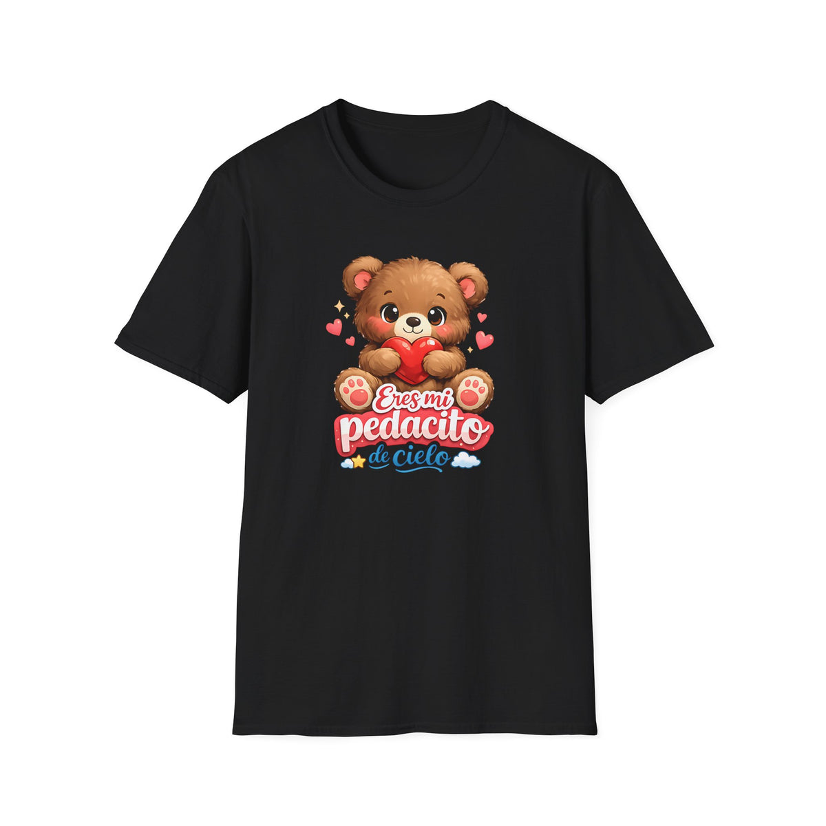 T-Shirt — Cute Bear 'Eres mi pedacito de cielo' Valentine’s Day Gift