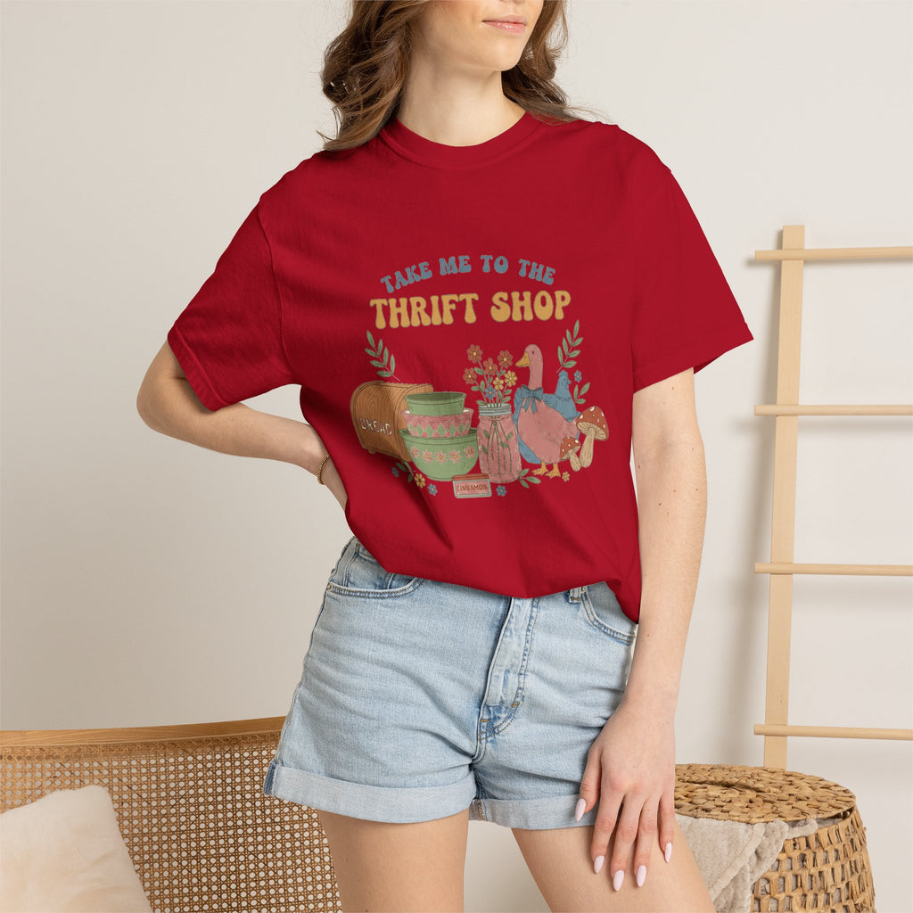Take Me To The Thrift Shop Tall Shirt, Thrifted Treasures Still Life Tee, Vintage Lover Shirt, Thrifting Gift