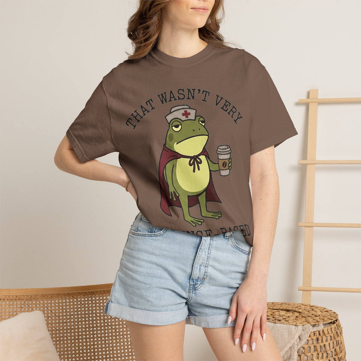That Wasn't Very Evidence-Based Of You Shirt, Funny Nurse Frog Tee, Sarcastic Nursing Student Shirt, RN Gift