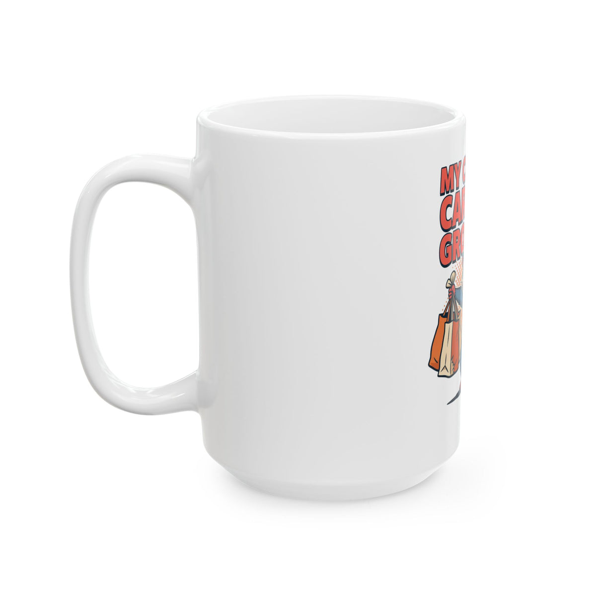 My Cardio Is Carrying Groceries Mug, Funny Gym Lover Gift for Him Her, Workout Christmas Gift, Coffee Mug 11oz 15oz