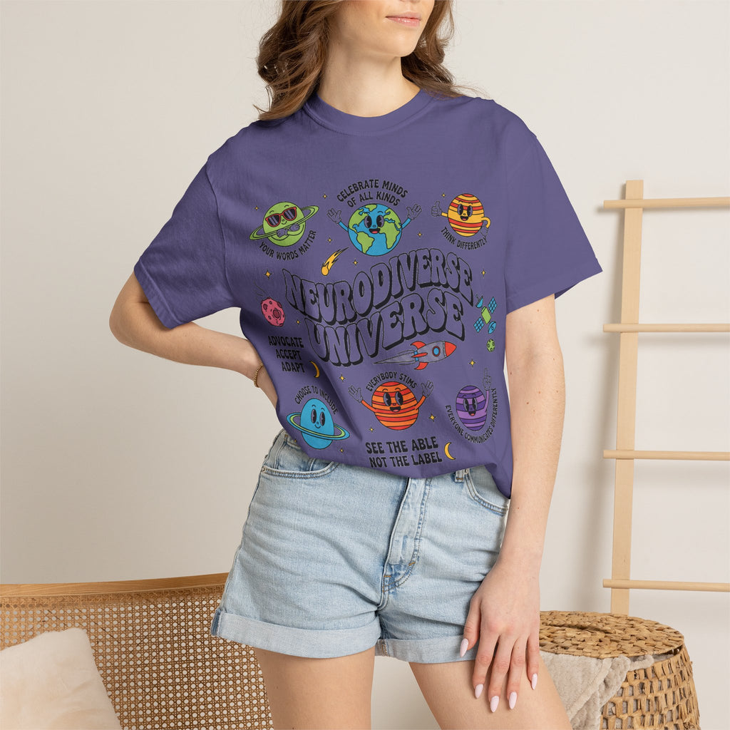 Neurodiverse Universe Bold Shirt, Celebrate Minds Of All Kinds Tee, Neurodiversity Pride Shirt, Advocate Gift