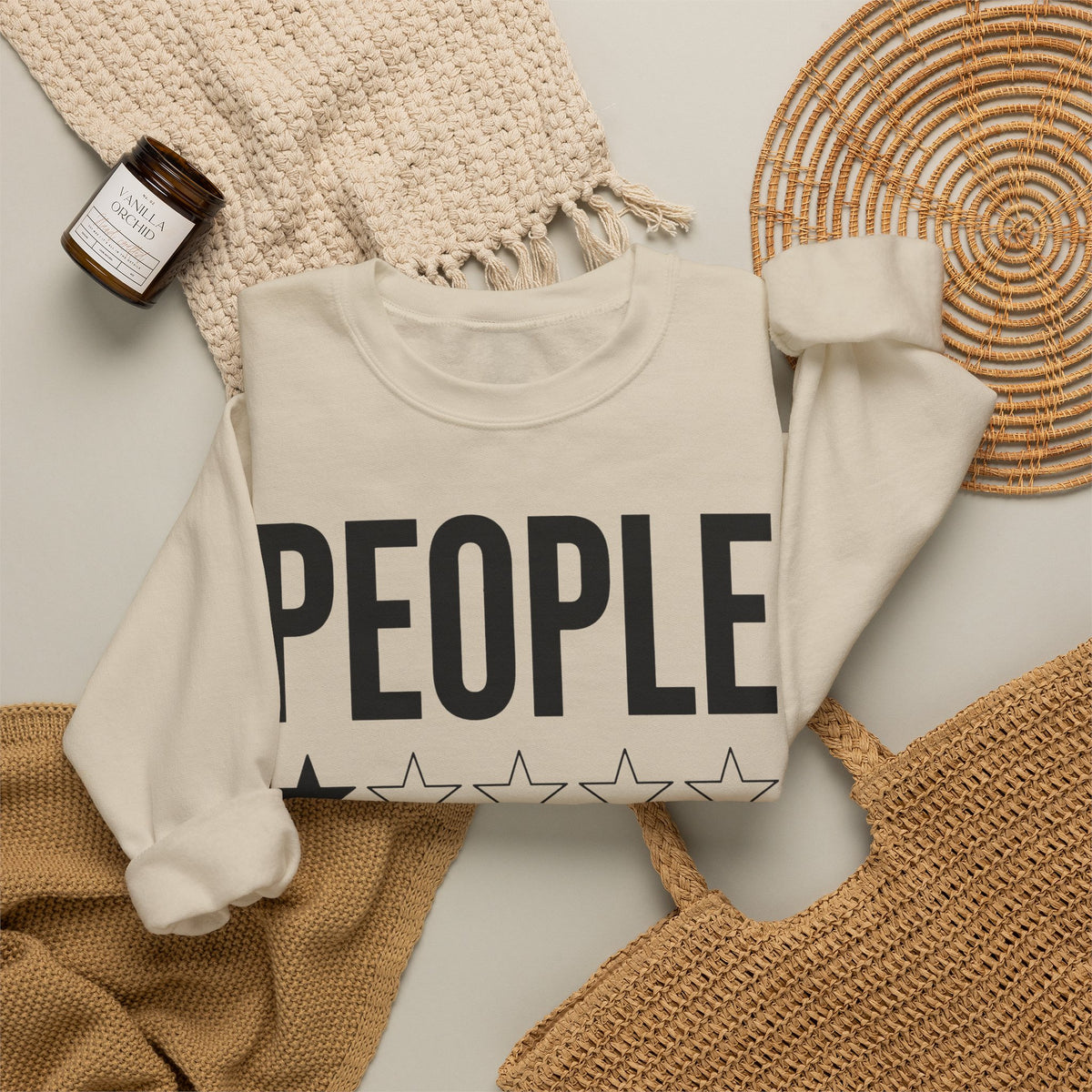 Introvert Sweatshirts For Men People One Star Review | Funny Introvert Sweatshirt | Sarcastic Quote Sweatshirt | Gift