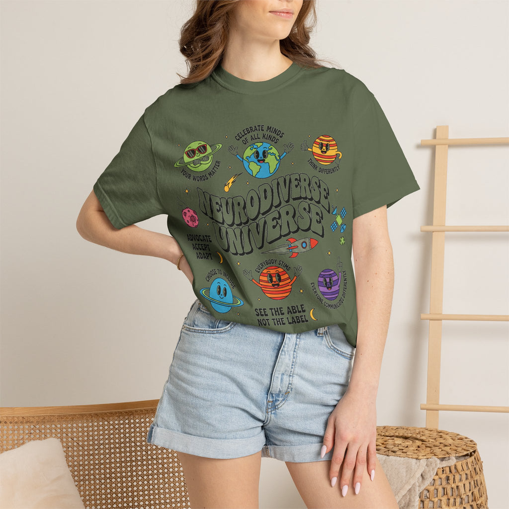 Neurodiverse Universe Bold Shirt, Celebrate Minds Of All Kinds Tee, Neurodiversity Pride Shirt, Advocate Gift