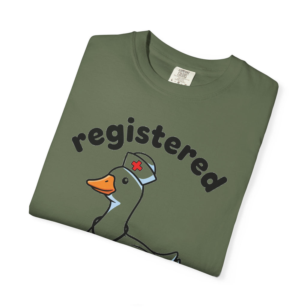 Registered Silly Goose Bold Shirt, Nurse Cap Goose Tee, Funny RN Humor Shirt, Nurse Gift