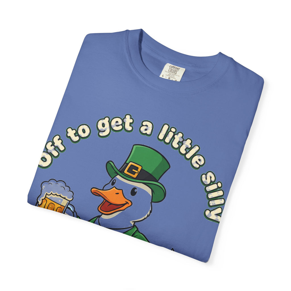 Off To Get A Little Silly Duck Shirt, Leprechaun Suit Beer Duck Tee, Funny St Patricks Day Shirt, Irish Gift