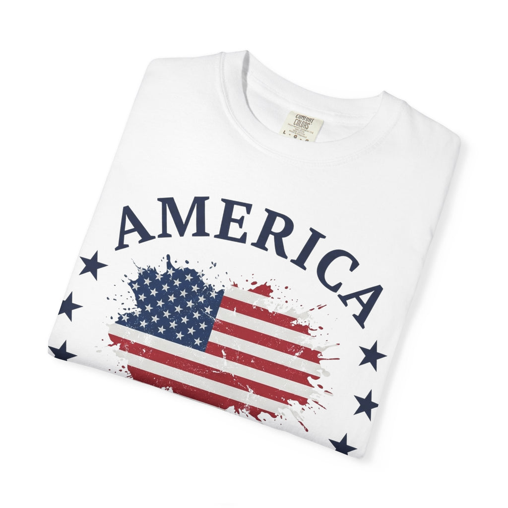 America 1776 2026 Shirt, Distressed Flag Oval Tee, Patriotic 250th Anniversary Shirt, Fourth Of July Gift