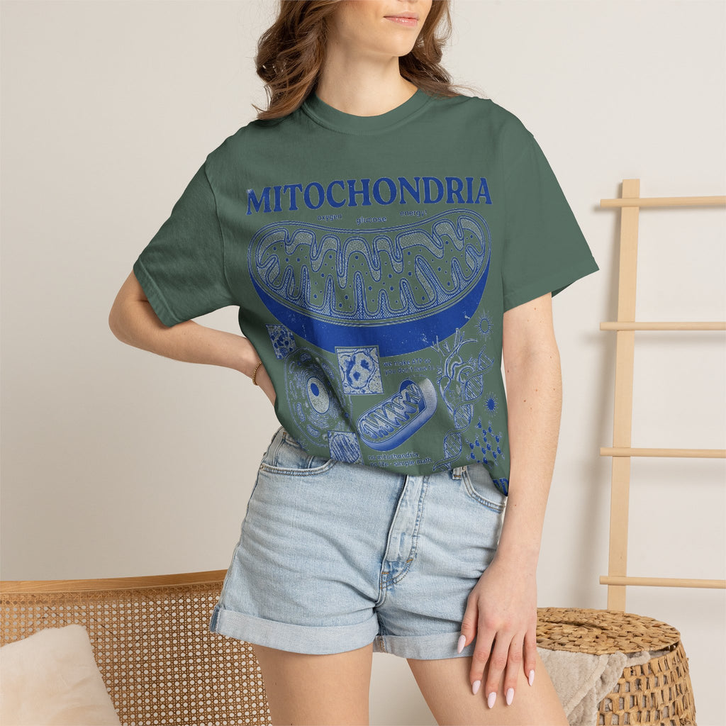 Mitochondria Powering Life Since Forever Shirt, Funny Biology Teacher Tee, Science Nerd Shirt, Student Gift