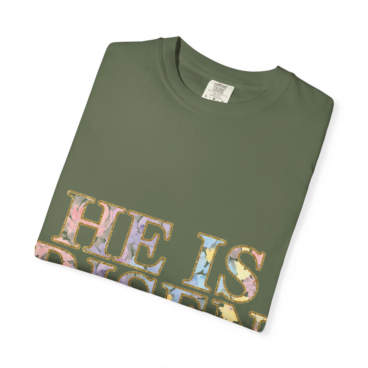 He Is Risen Shirt, Matthew 28:6 Easter Tee, Watercolor Christian Easter Shirt, Faith Gift