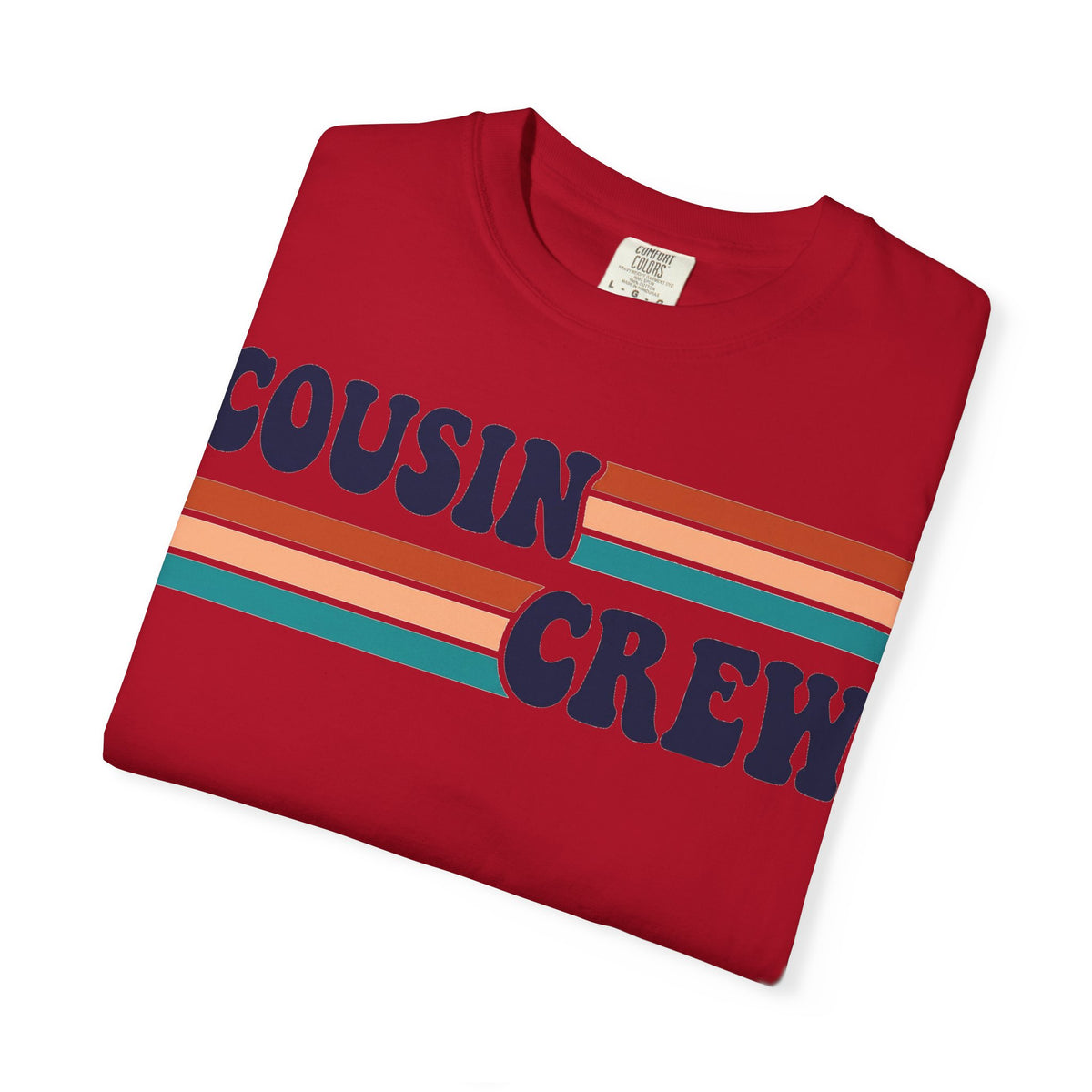 Cousin Crew Retro Stripe Shirt, Vintage Matching Family Tee, Cousin Reunion Shirt, Family Gift