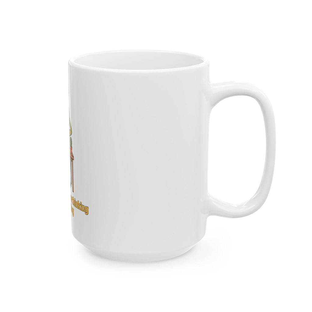 Professionally Overthinking Since Monday Mug, Funny Coworker Gift Office Humor, Office Christmas Gift, Coffee Mug 11oz 15oz