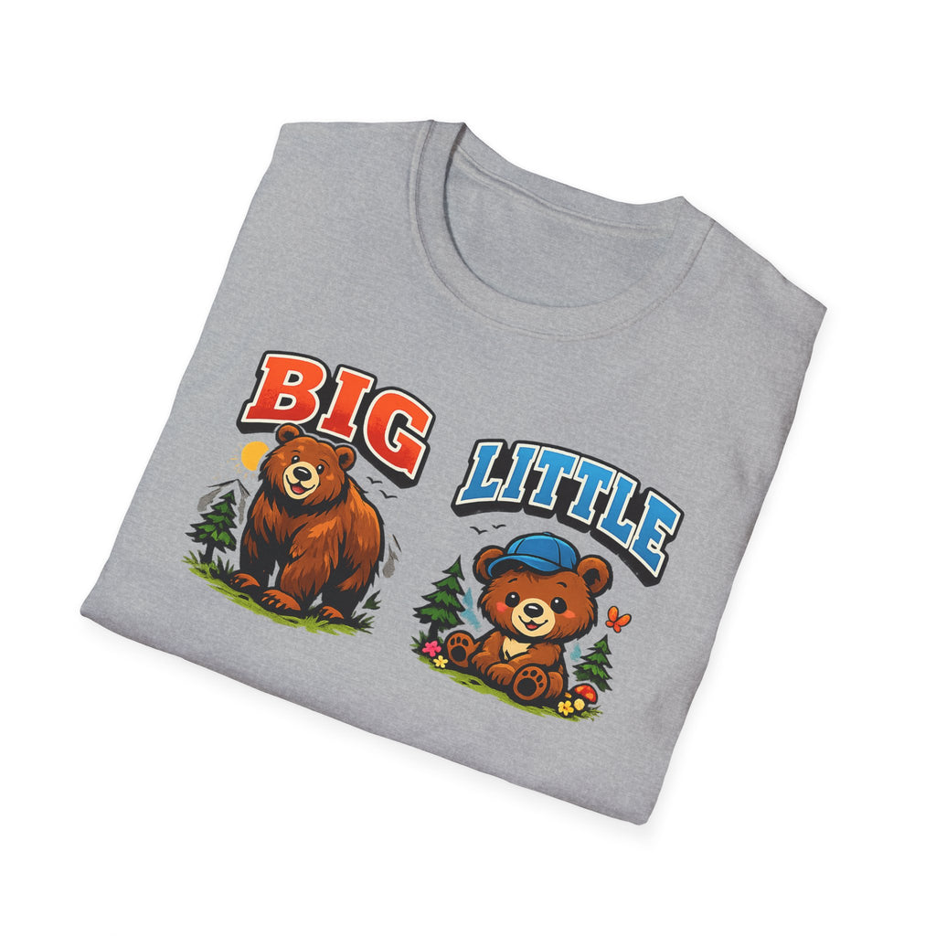 Big Little Bear T-Shirt — Matching Big & Little Sibling Camp Shirt