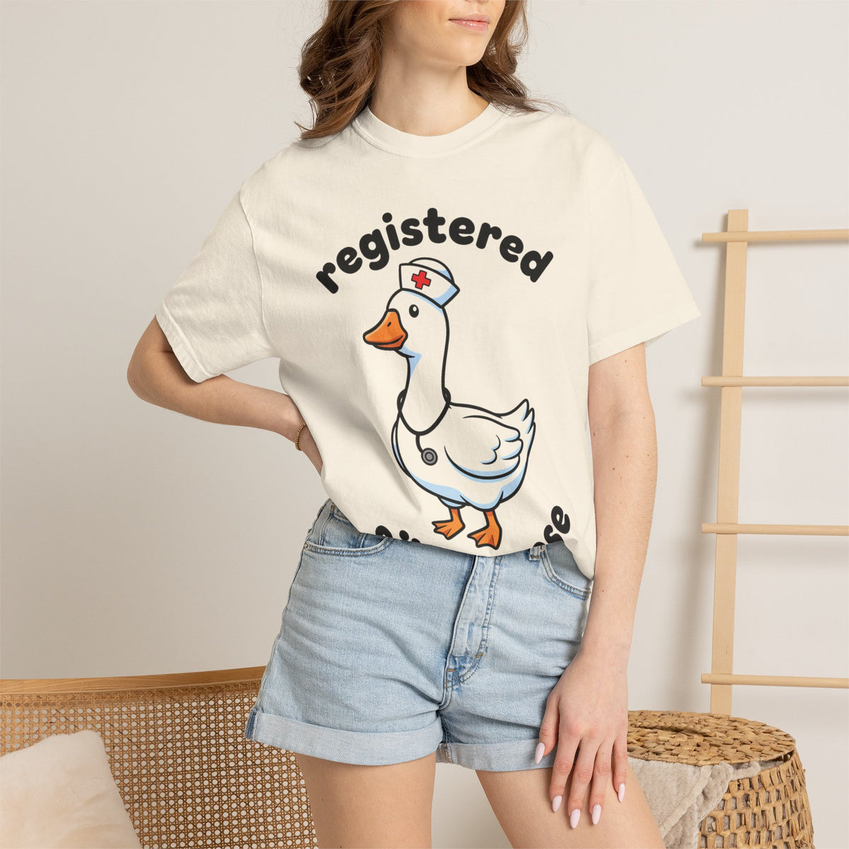 Registered Silly Goose Bold Shirt, Nurse Cap Goose Tee, Funny RN Humor Shirt, Nurse Gift